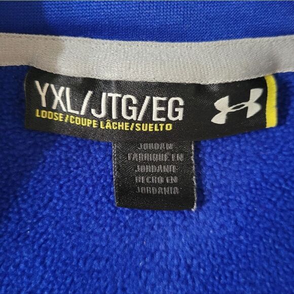 Youth Under Armour Storm Full-zip Gray Athletic Performance Jacket - Picture 2 of 14